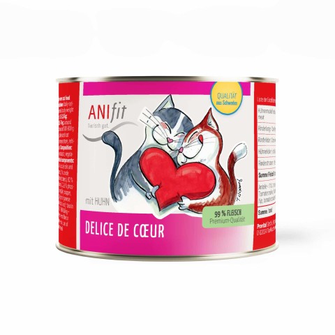 Cat Wet pet food Délice de Coeur 200g 6 Piece -1- Anifit